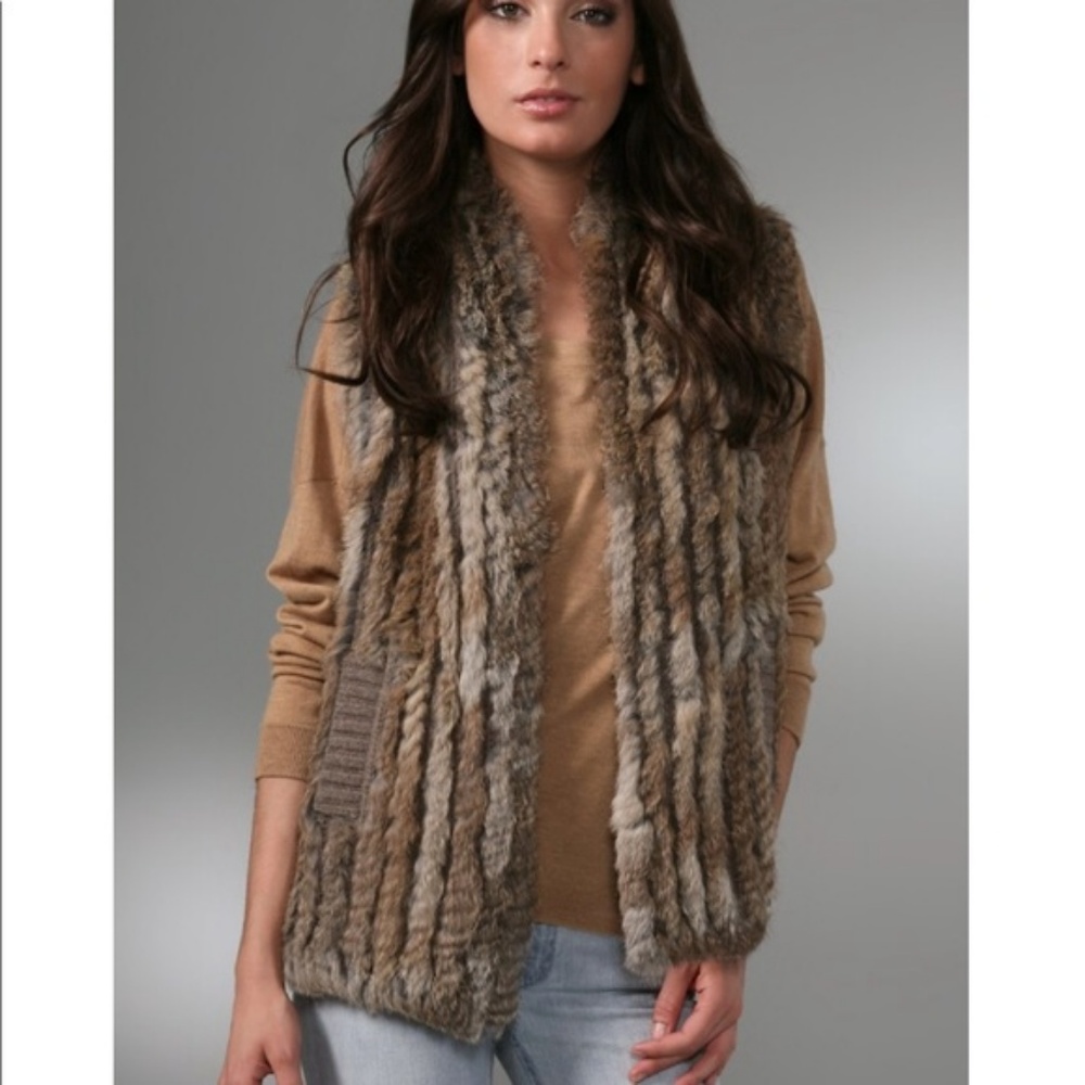 REAL Rabbit Fur Vest by Marc by Marc Jacobs